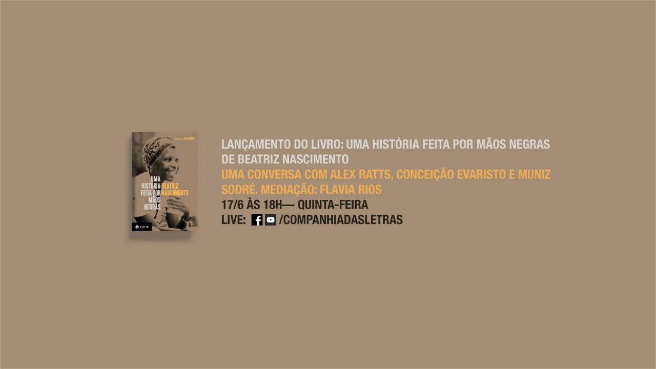 Bate-papo sobre o livro &ldquo;Uma hist&oacute;ria feita por m&atilde;os negras&rdquo;, de Alex Ratts