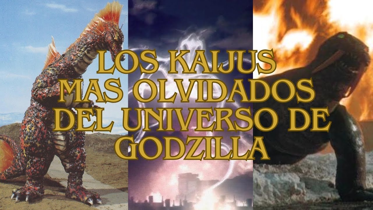 Los 10 kaijus mas olvidados del universo de GODZILLA