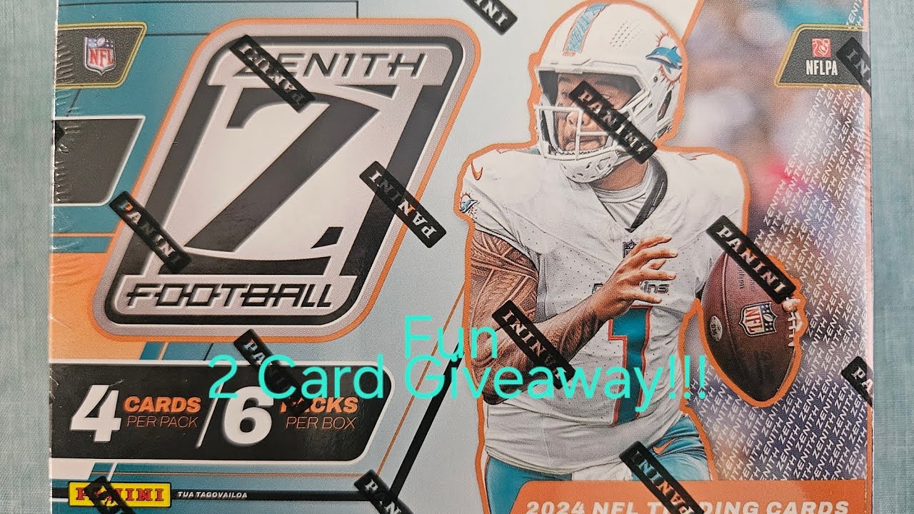 Потрясающий набор Zenith Football Blaster Box 2024 года!!!🏈