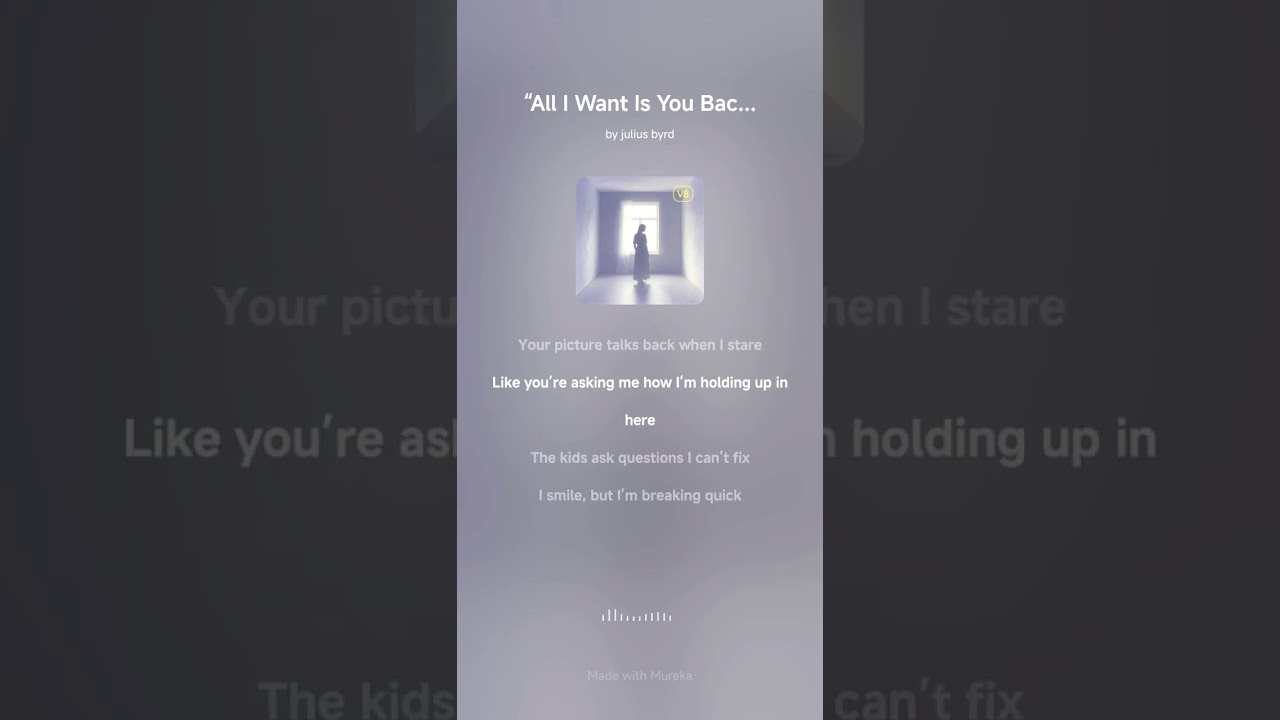 “All I Want Is You Back”