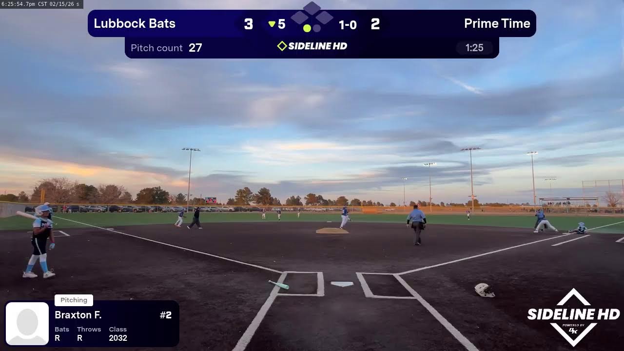 Lubbock Bats @ Prime Time (2026.02.15)
