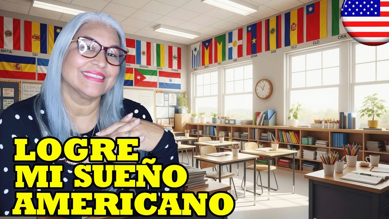 Logré mi sueño americano.