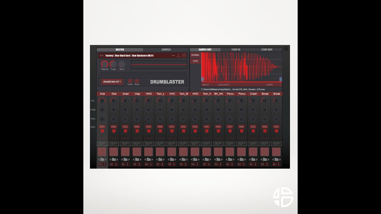 Hardcore Drum Demo – Extreme Drums & High-Energy Beats with DrumBlaster