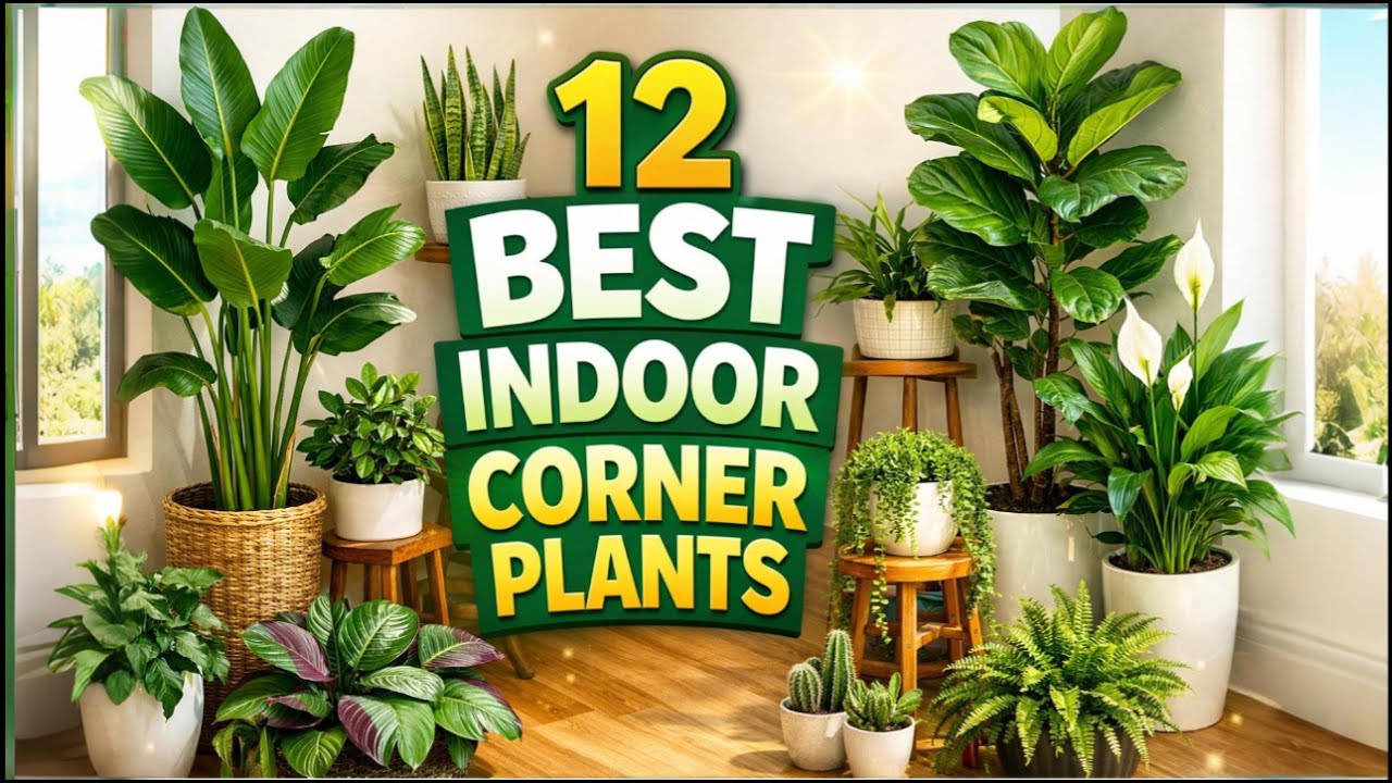 Your room feels boring? Try ONE of these corner plants