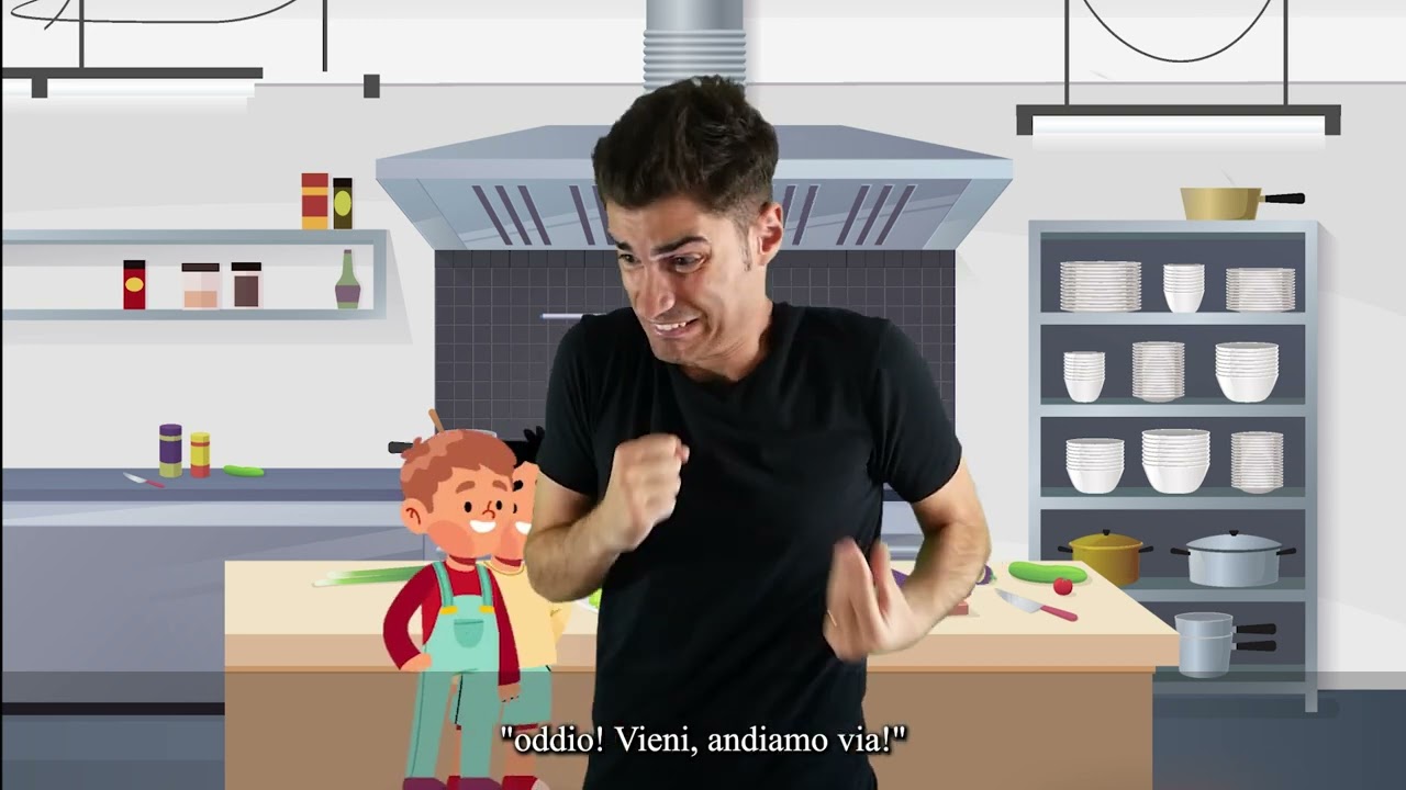 Lo chef e i due bambini, lettura nella Lingua dei Segni Italiana