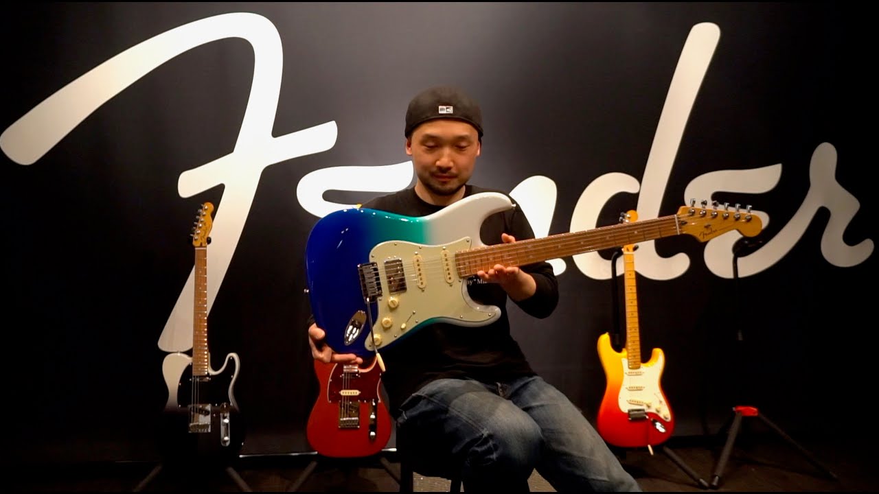 Fender「Player Plus Stratocaster」を２本弾かせていただきました！