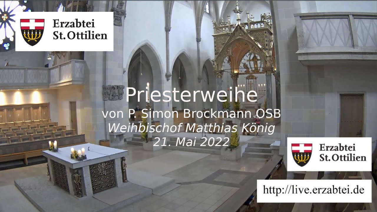 Priesterweihe P Simon Brockmann OSB