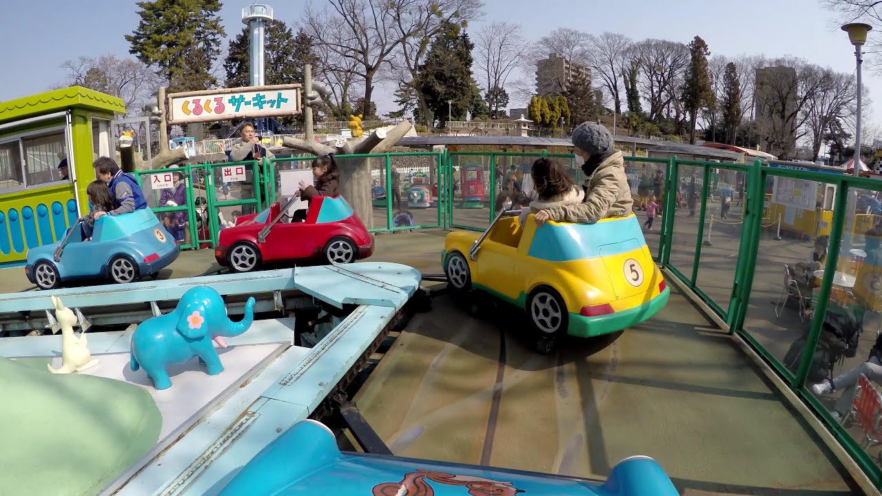 🟢るなぱあく くるくるサーキット / Rotating circuit Rotating ride at Gunma Luna Park