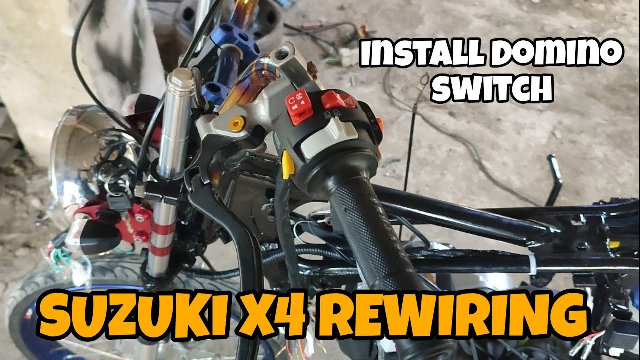 Suzuki x4 wiring naten(install din naten ang domeno switch)