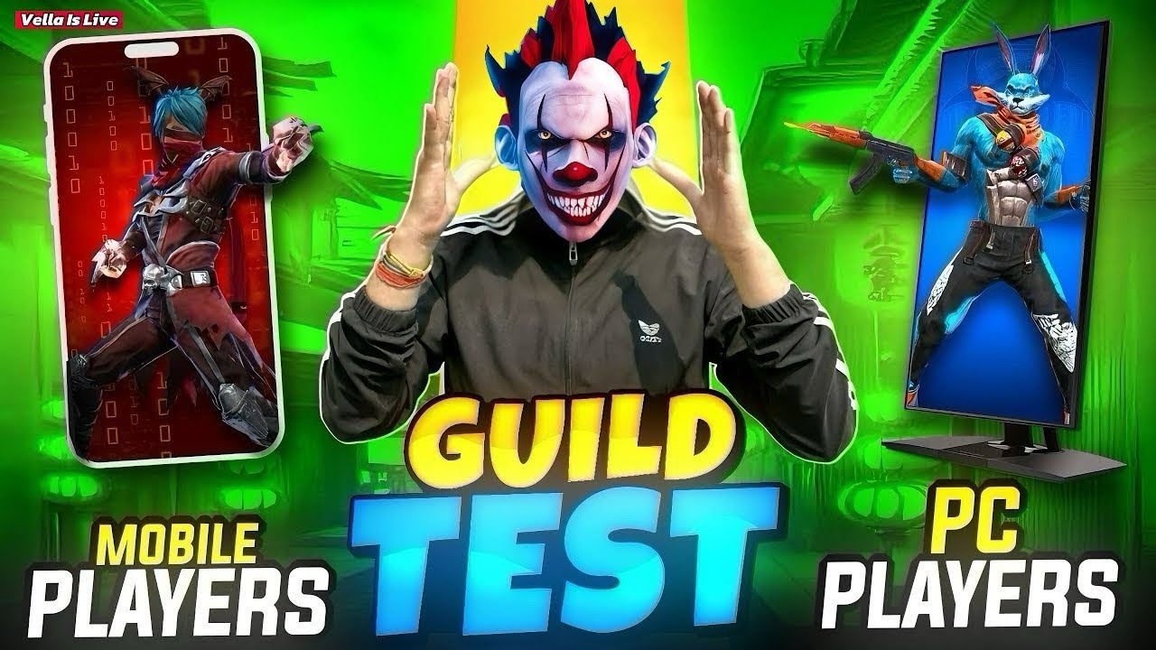 FREE FIRE LIVE GUILD TEST 1V2 VELLA FF #freefiremax #nonstopgaming #classyfreefire #2bgamer