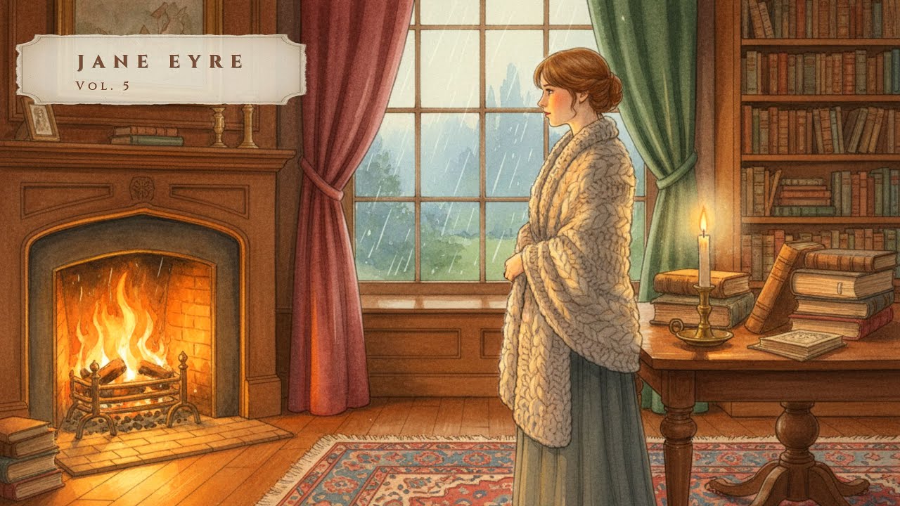 Jane Eyre: A Rainy Day at Thornfield | Cozy Classical Reading Playlist