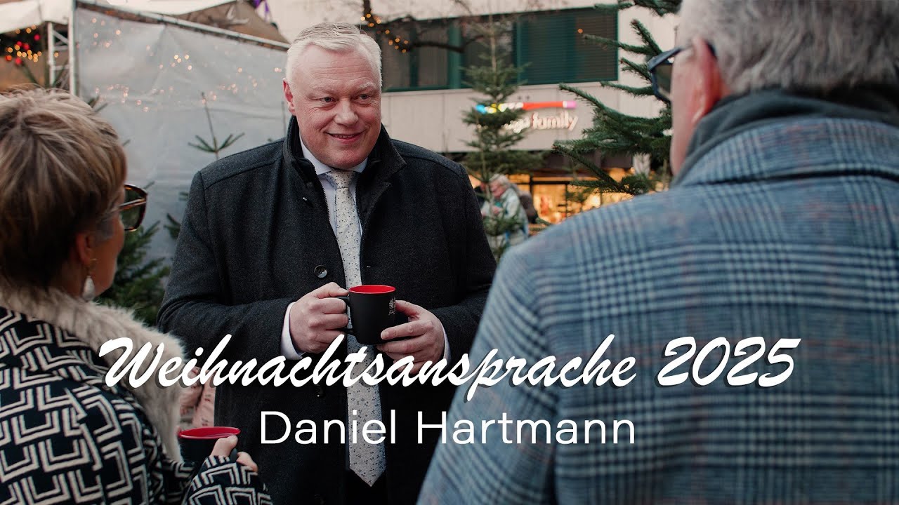 Weihnachts- und Neujahrsgrüße 2025 von Bürgermeister Daniel Hartmann