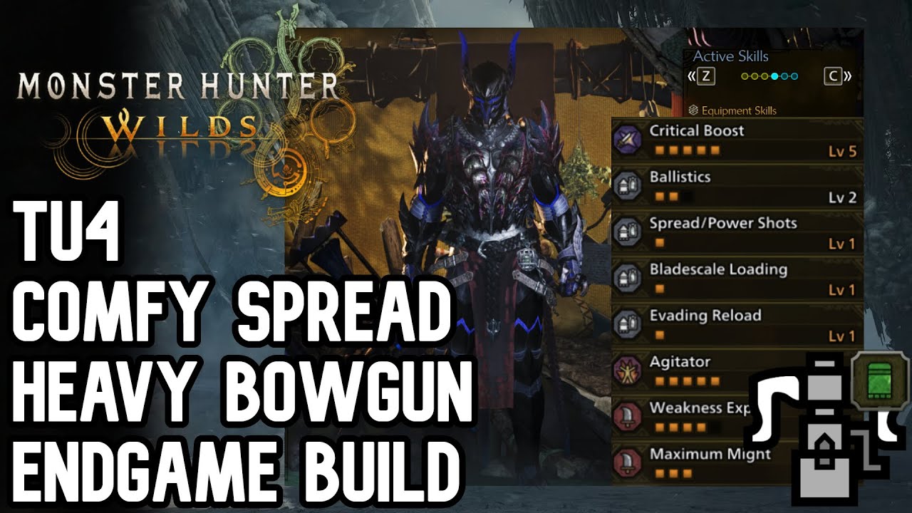 Monster Hunter Wilds | Comfy Spread Heavy Bowgun Build, No Peak Performance | モンスターハンターワイルズ