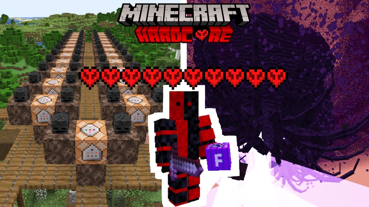 I Fought 25 Wither Storms In Hardcore Minecraft