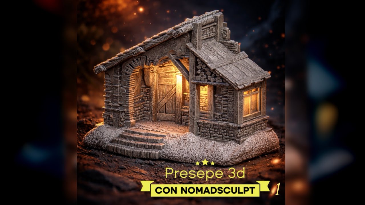 Il mio presepe quest’anno  è 3d!