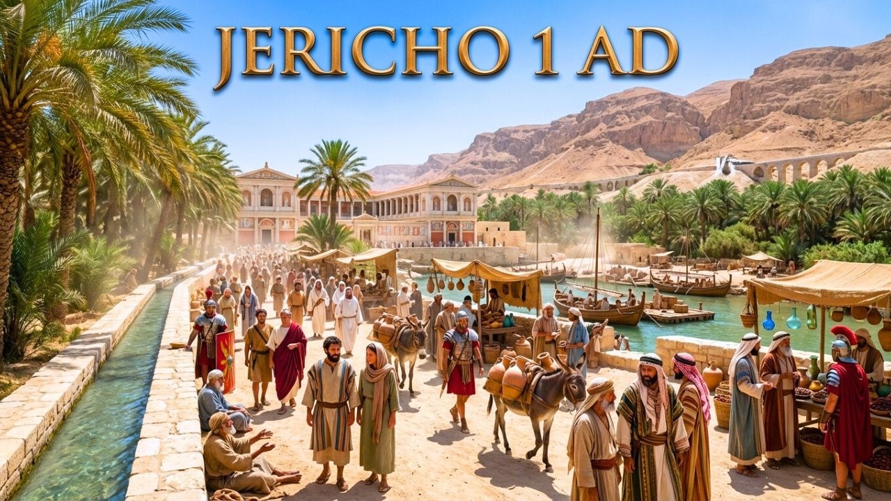 THIS WAS LIFE IN JERICHO IN THE TIME OF JESUS | YEAR 1 A.D. | THE OLDEST CITY IN THE WORLD