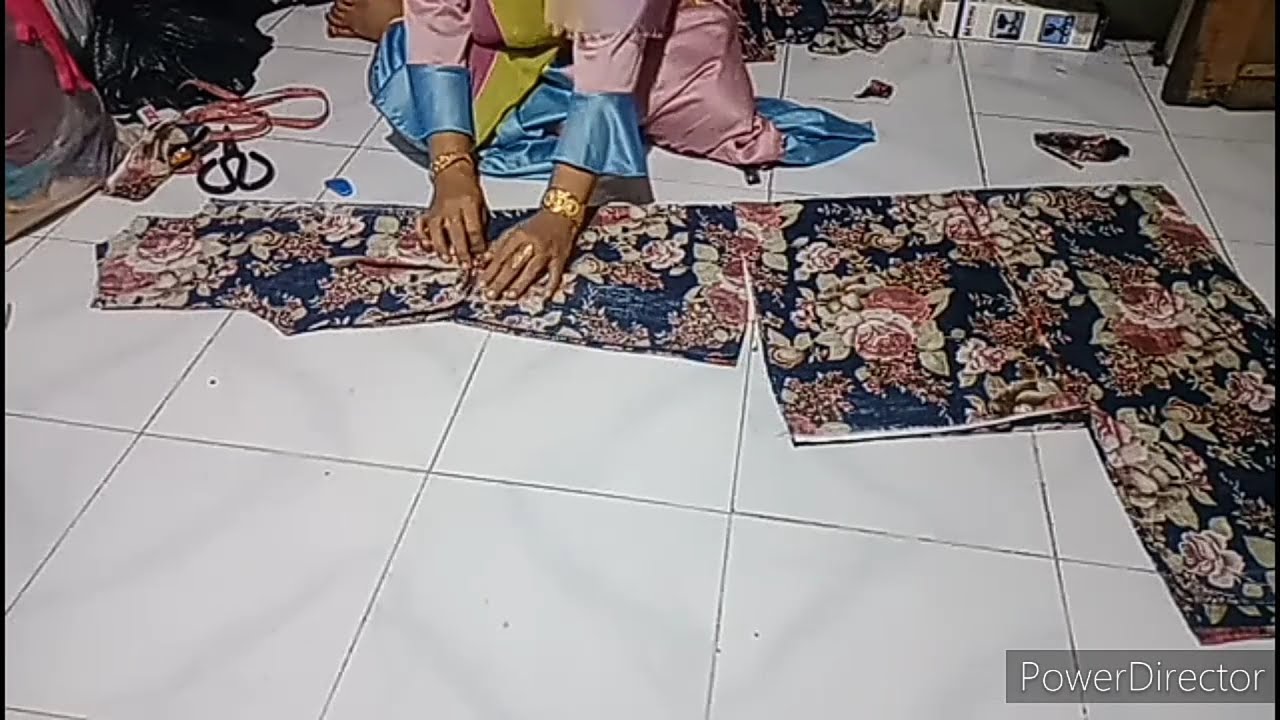 cara pembuatan gamis untuk pemula (susun/tingkat)
