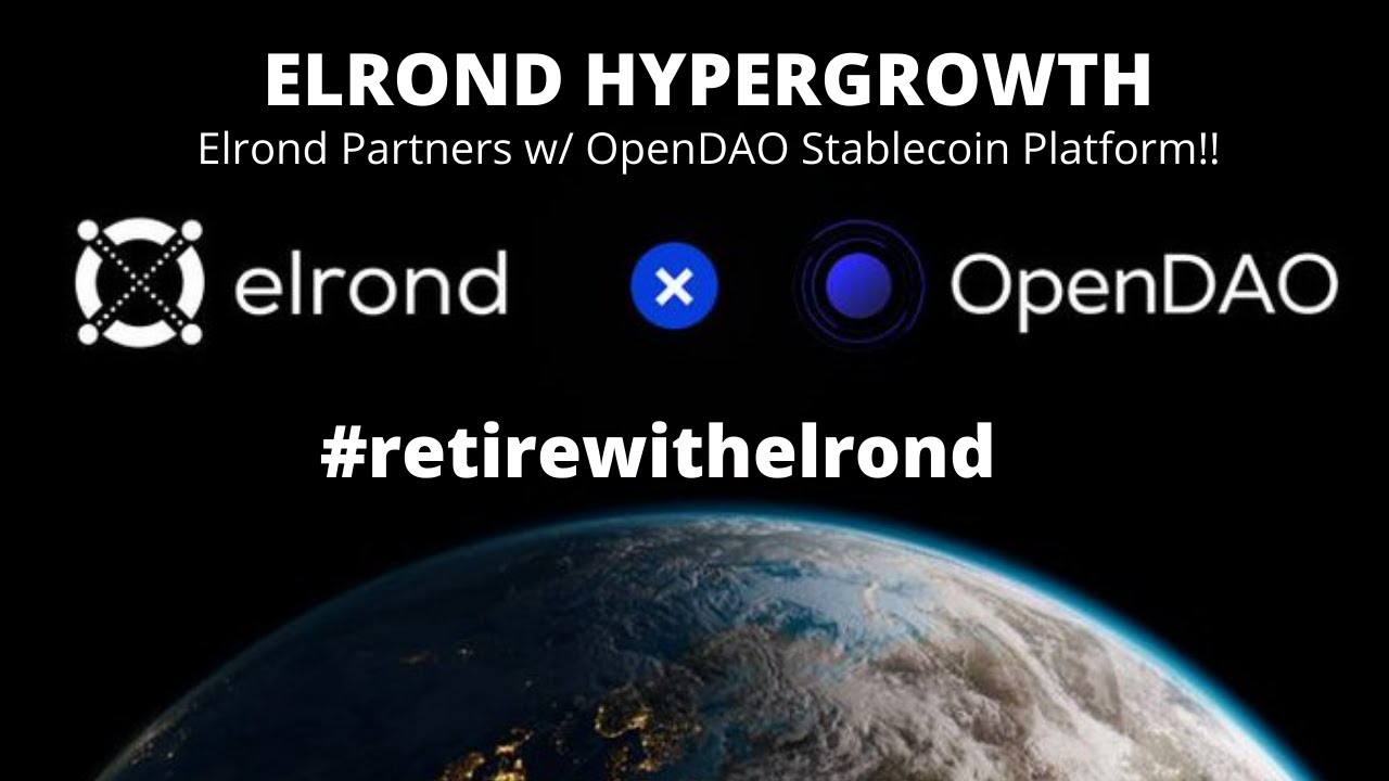 Elrond partners with low cap gem, OPENDAO!!!!!! #elrond #defi #altcoins #lowcapgems