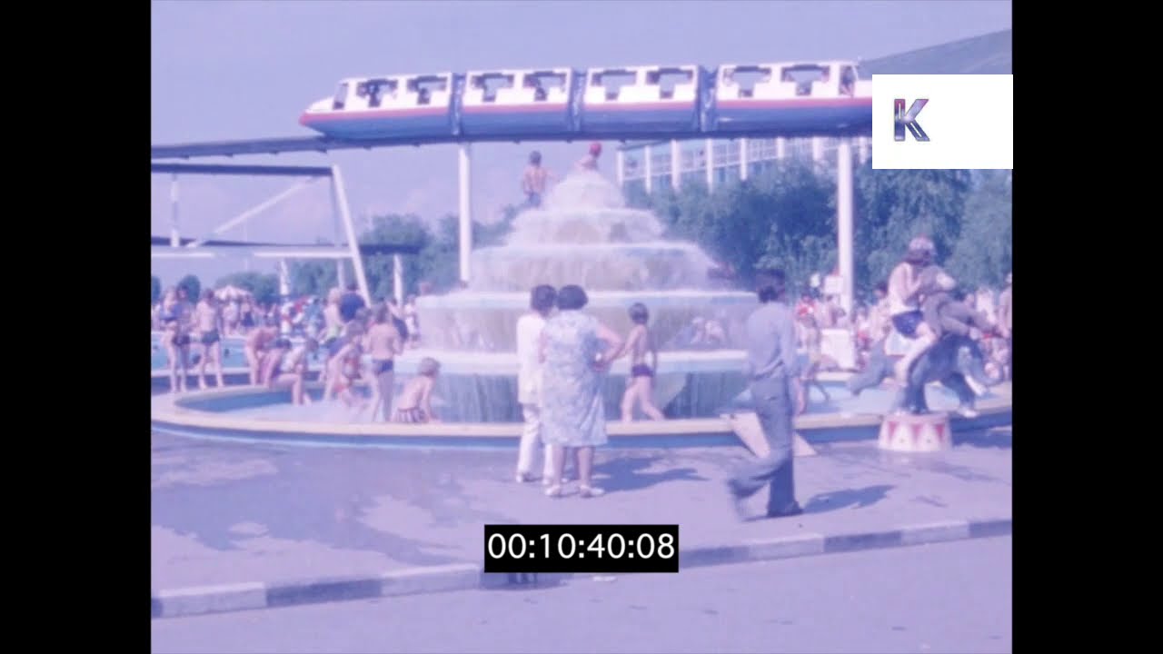 1970s UK, Butlins Holiday Camp, Minehead, Home Movies