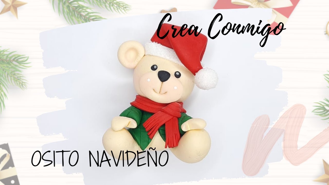 Tutorial Fácil- Osito Navideño
