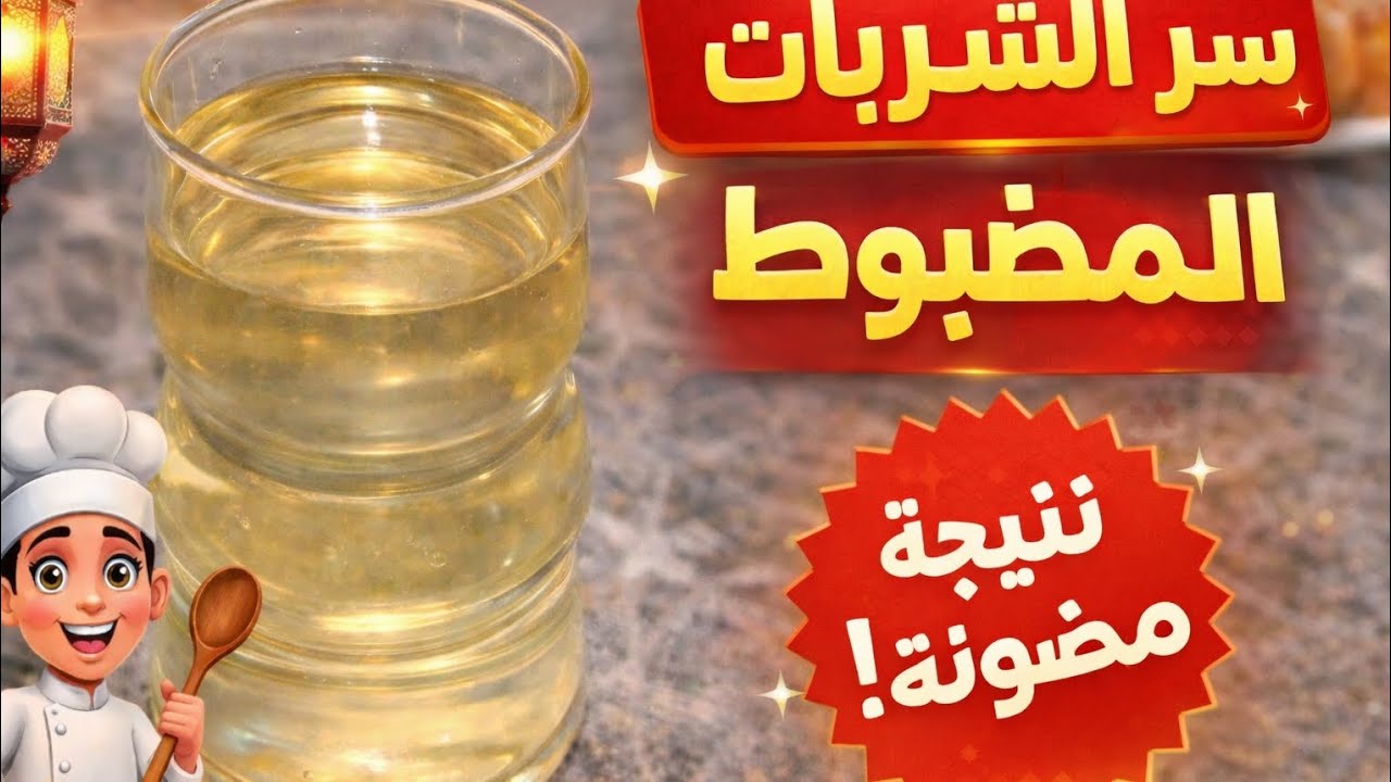 سر الشربات المظبوط لكل حلويات رمضان | بقوام مثالي ومبيسَكّرش