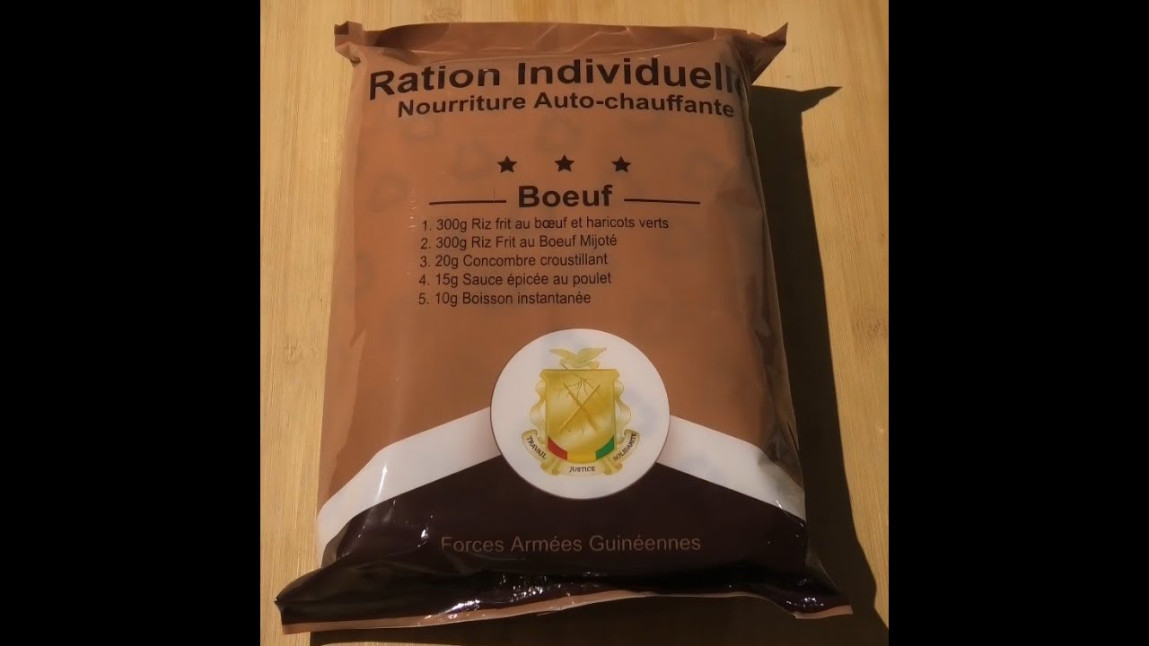 Guinea 8-12h MRE Typ 1 Rindfleisch (MHD 2025)