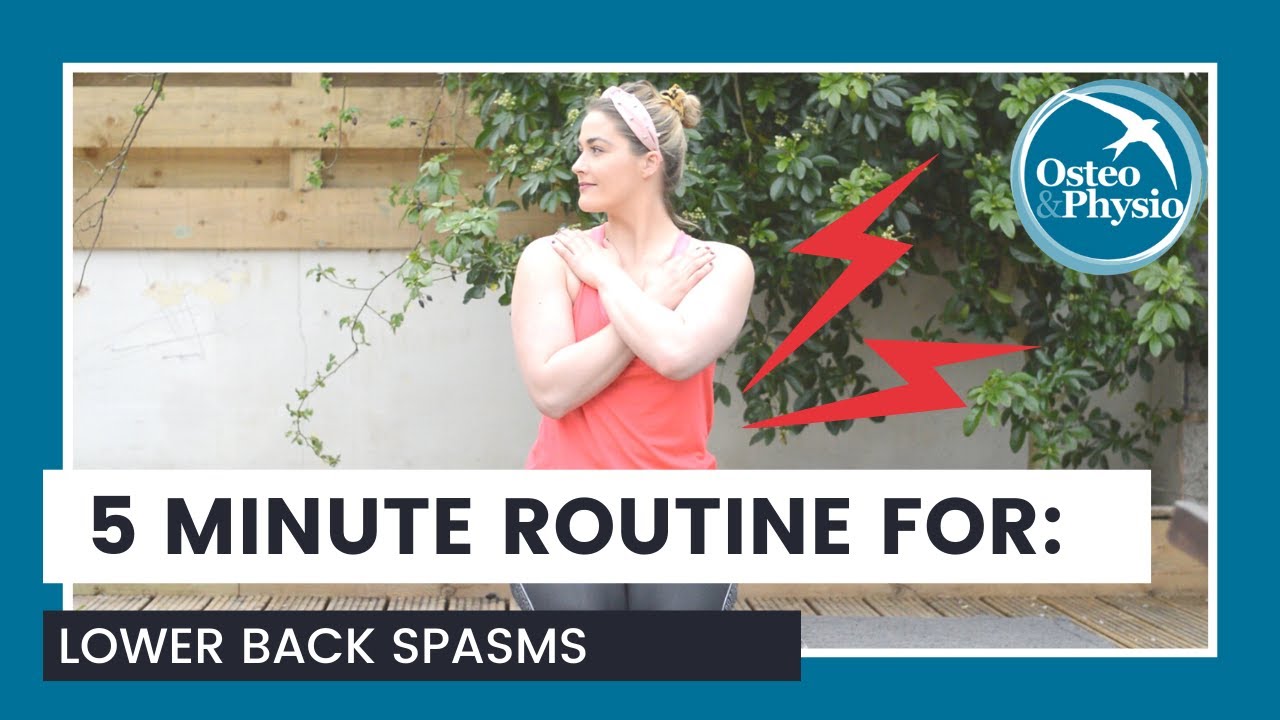 Our full 5 minute guided routine for a lower back spasm!