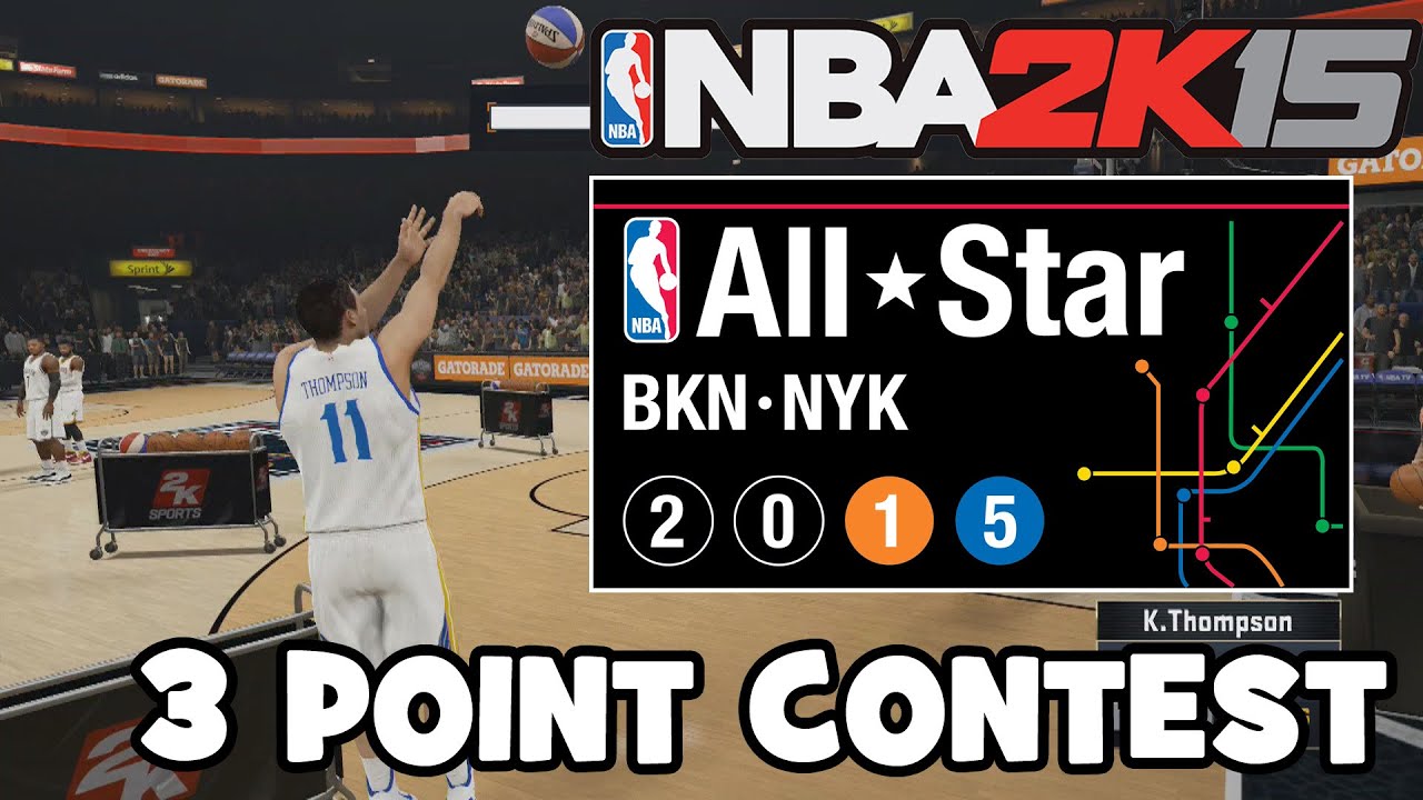 NBA 2k15 All Star Weekend 3 Point Contest