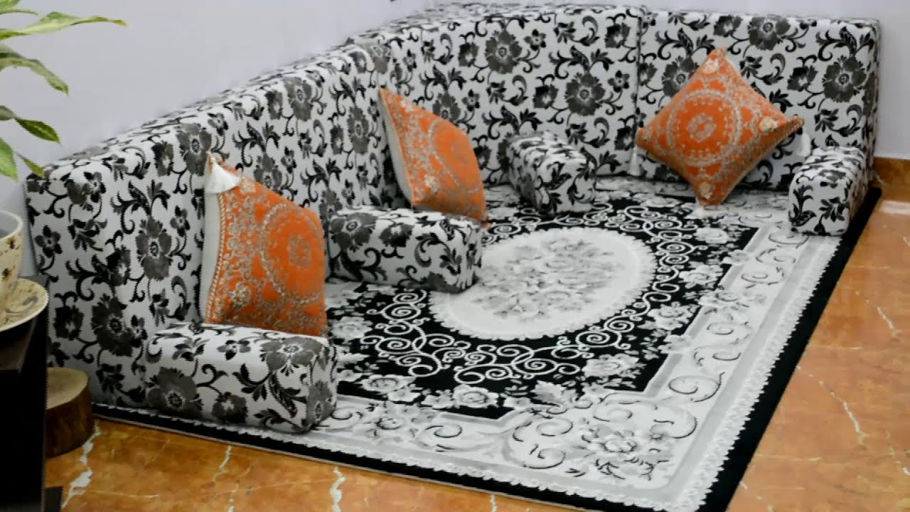 ARABIAN SITTING STYLE | MAJLIS | BAITHAK | FURNITURE DESIGN IDEA | INTERIOR DESIGN | CUSHION PILLOW