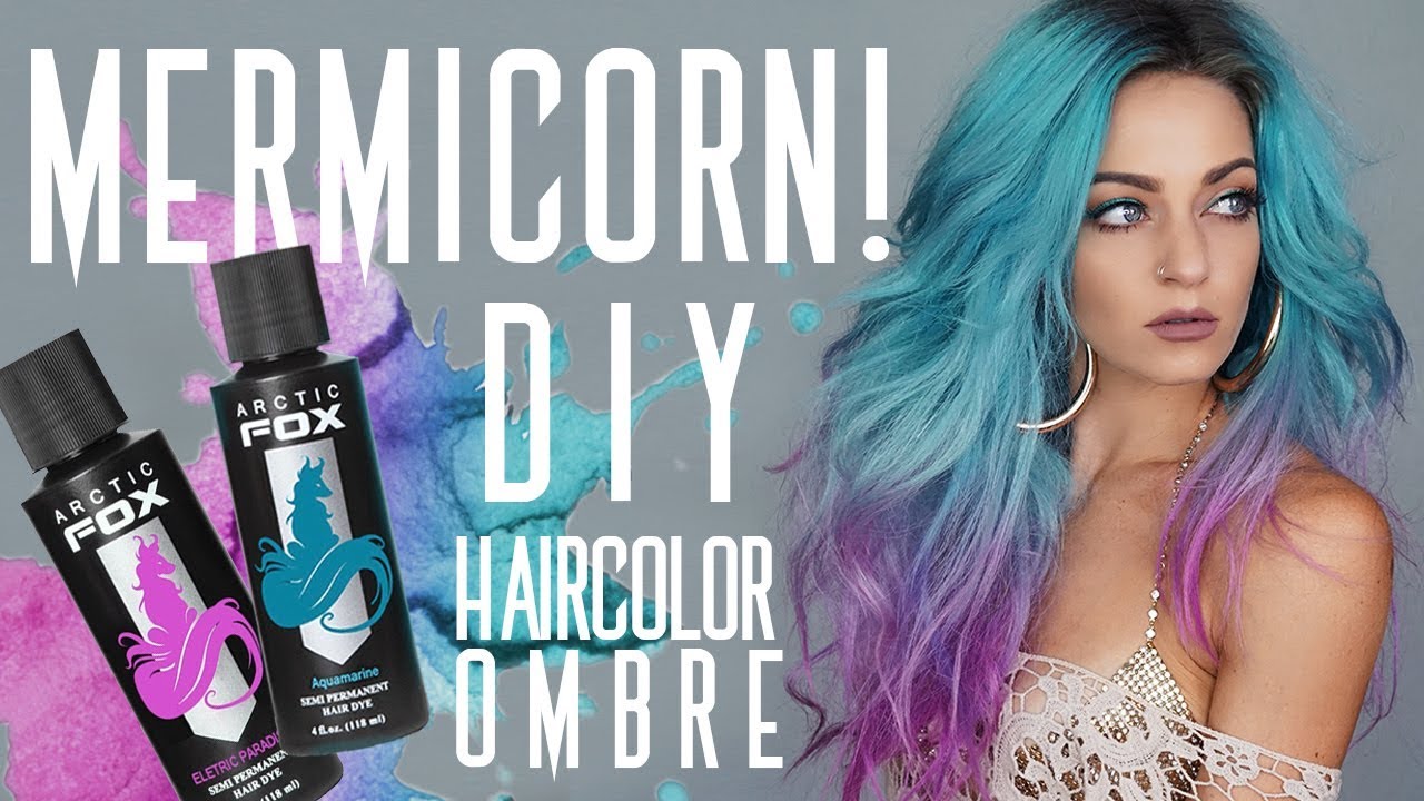 MERMICORN!!! | DIY Ombre Haircolor Tutorial!