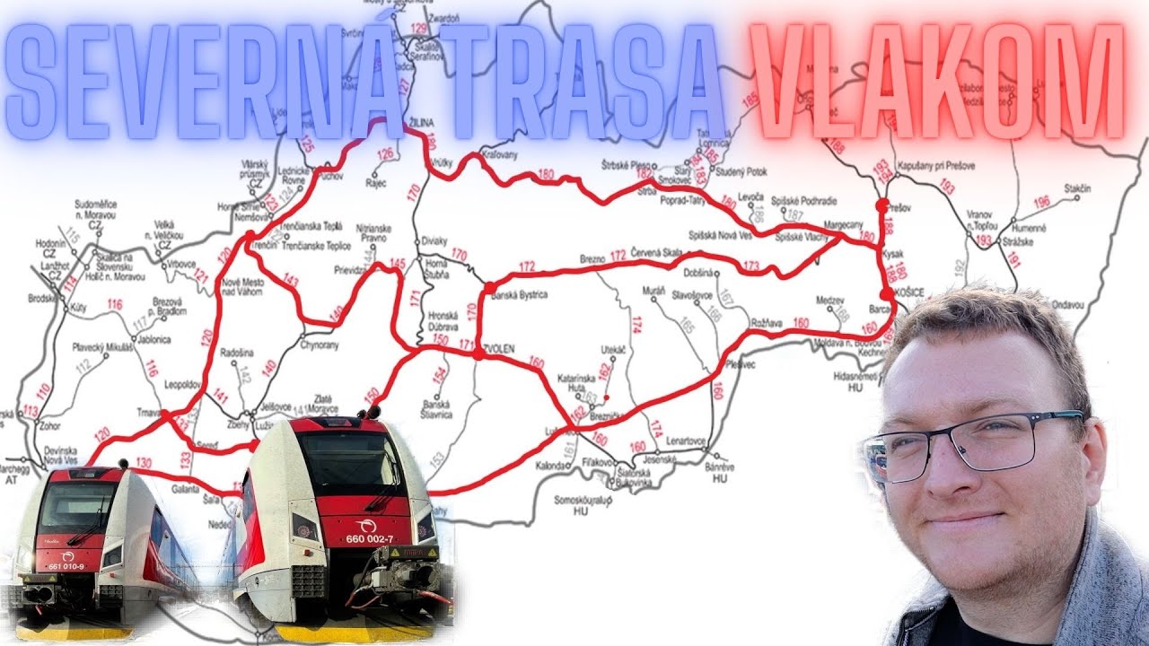 Severná trasa Slovenska vlakom | VLOG 124