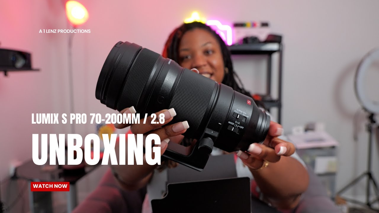 Panasonic Lumix S PRO 70-200MM 2.8 Quick Unboxing!