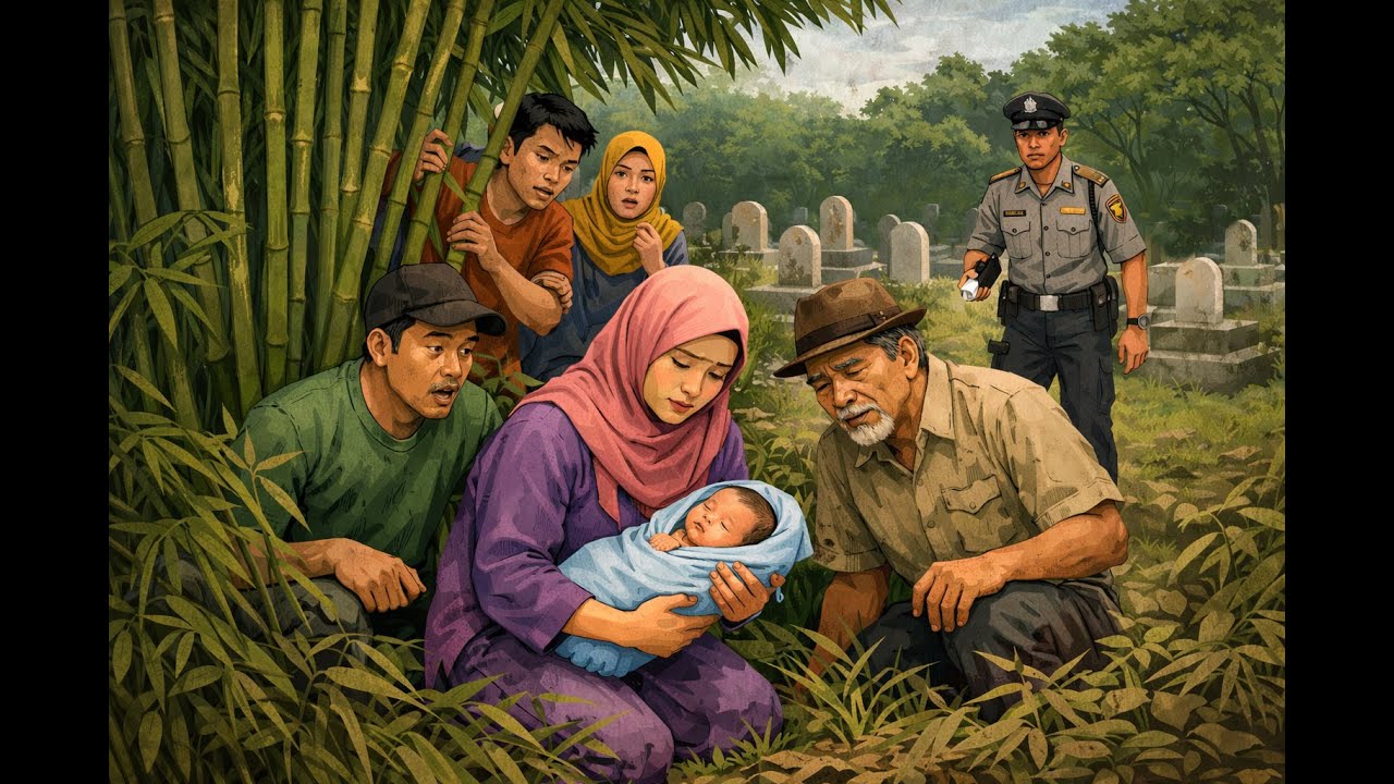 Warga Rejosari Kotabumi Temukan Bayi Bawah Pohon Bambu, #beritaviral