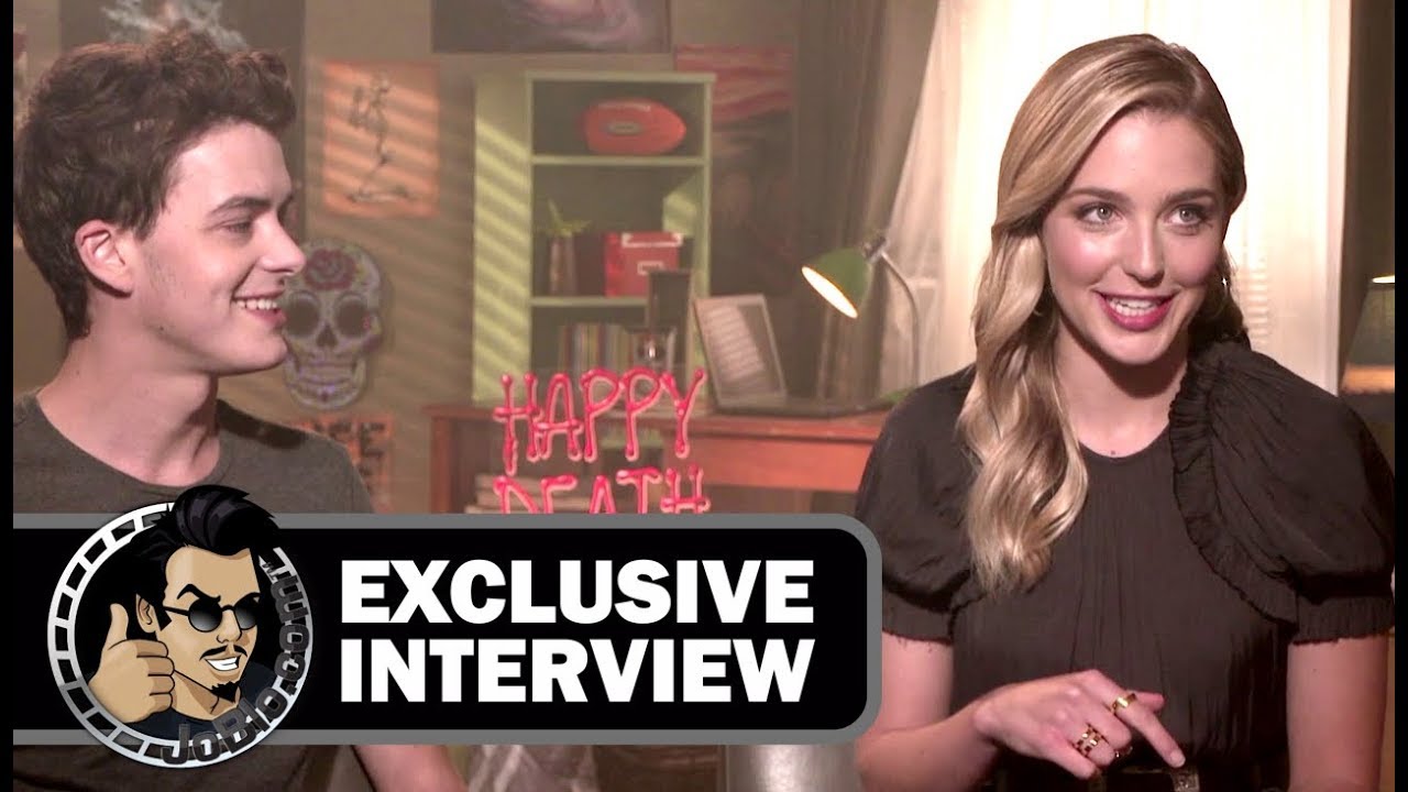 Israel Broussard & Jessica Rothe HAPPY DEATH DAY Interview (JoBlo.com Exclusive)