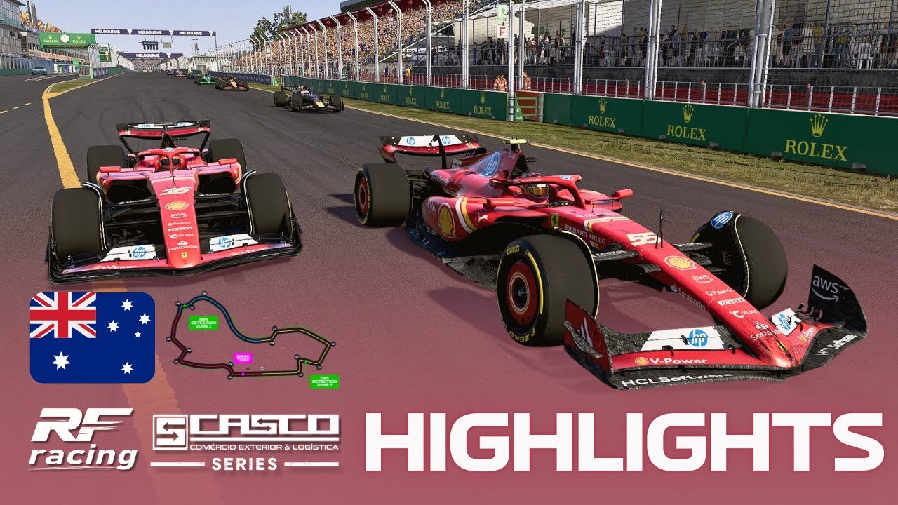 F1 25 - AUSTRÁLIA - MELBOURNE 🇦🇺 | RFR LEAGUE - GRID CASCO  - ETAPA 9 - T4 HIGHLIGHTS