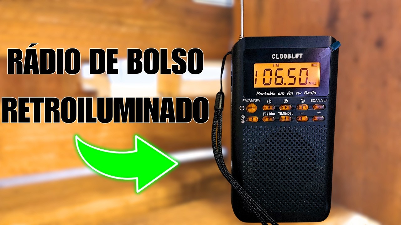 ОБЗОР ClooBlut RD218 - Портативное радио, которое УДИВЛЯЕТ!