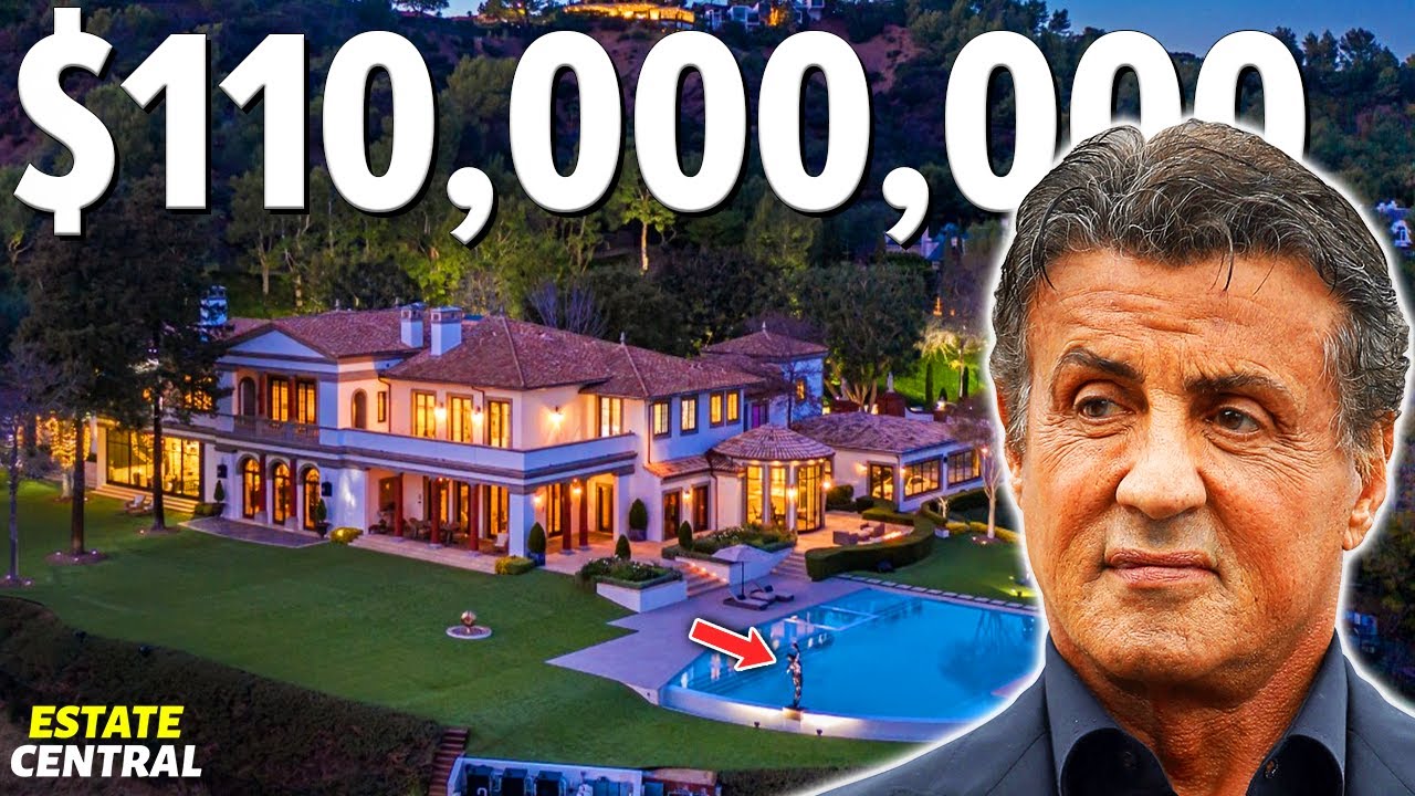 Inside Sylvester Stallone's $110 MILLION Beverly Hills Mansion