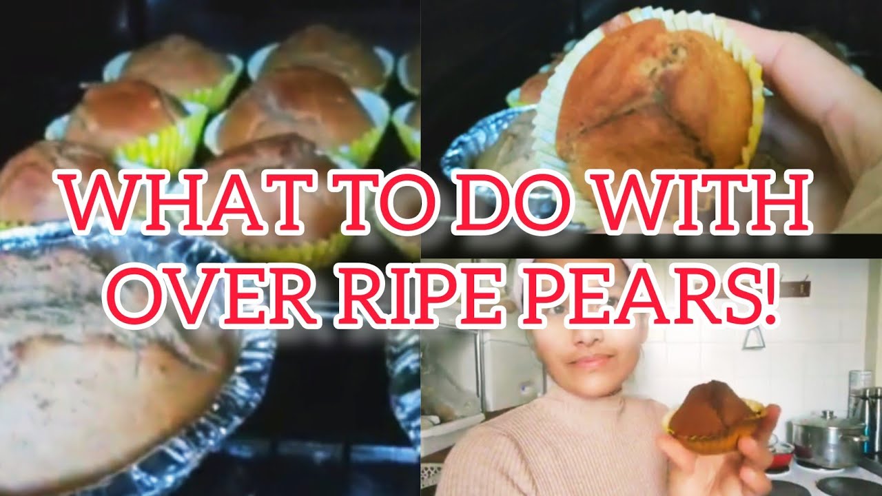 WHAT TO DO WITH SOME OVER RIPE PEARS? QUICK AND EASY COOKING RECIPE!