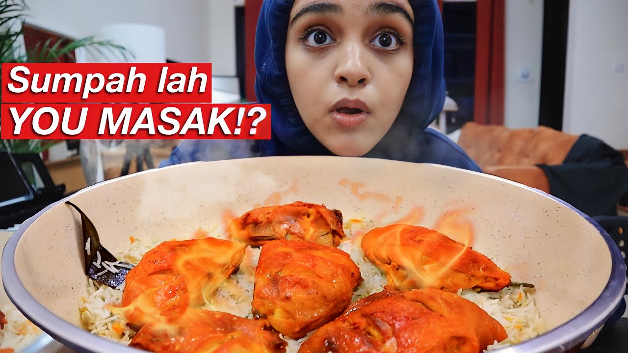 BINI AKU LETIH, JADI AKU MASAKKAN NASI ARAB DARI YAMAN! UNTUK BERBUKA - *semua puji sedap gila!*