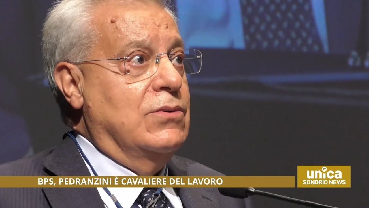 BPS, Pedranzini è Cavaliere del Lavoro