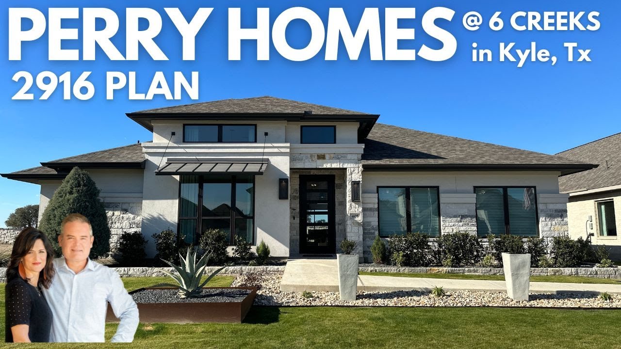 Perry Homes 2916 Plan @ 6 Creeks in Kyle, Tx.