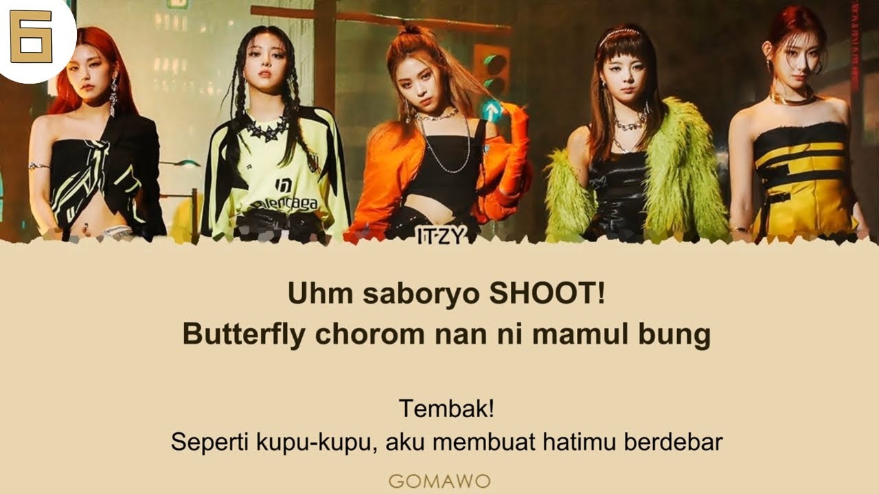 ITZY - SHOOT! EASY LYRICS/INDO SUB by GOMAWO