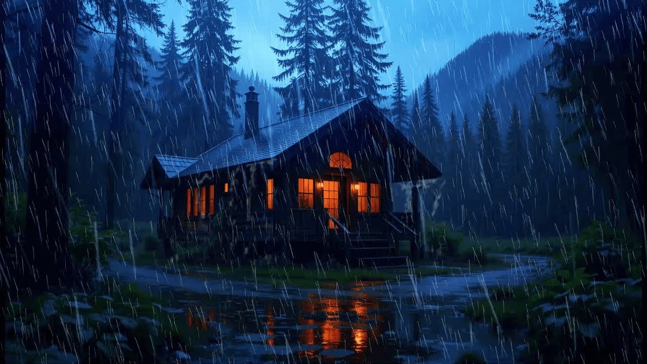 Gentle Piano and Rain to Help You Sleep Deeply