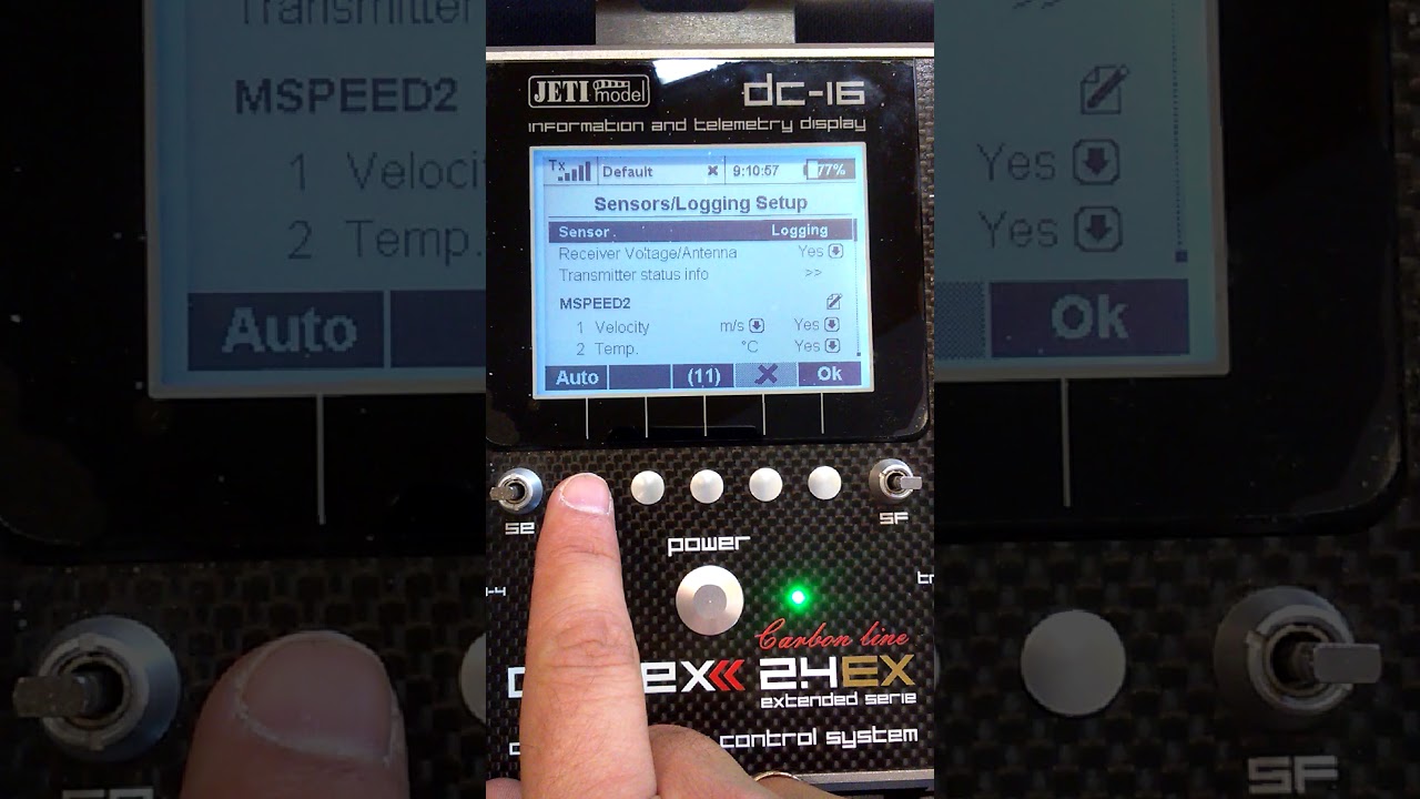 JETI DUPLEX MVario2 - display telemetry