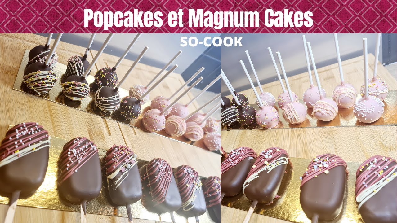 Comment faire des Popcakes et des Magnum cakes