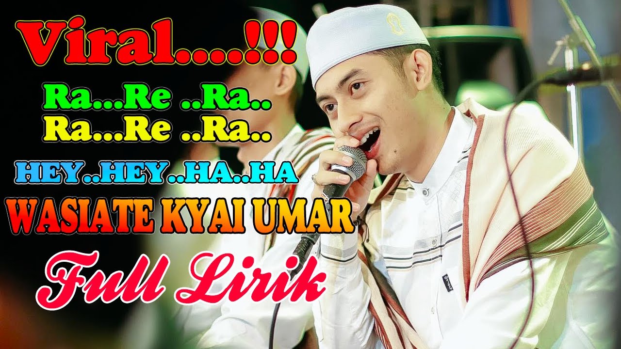 RA..RE..RA SHOLAWAT VIRAL!! WASIATE KYAI UMAR (VERSI TOMBO ATI), SHOLAWAT TERBARU GANDRUNG NABI 2024