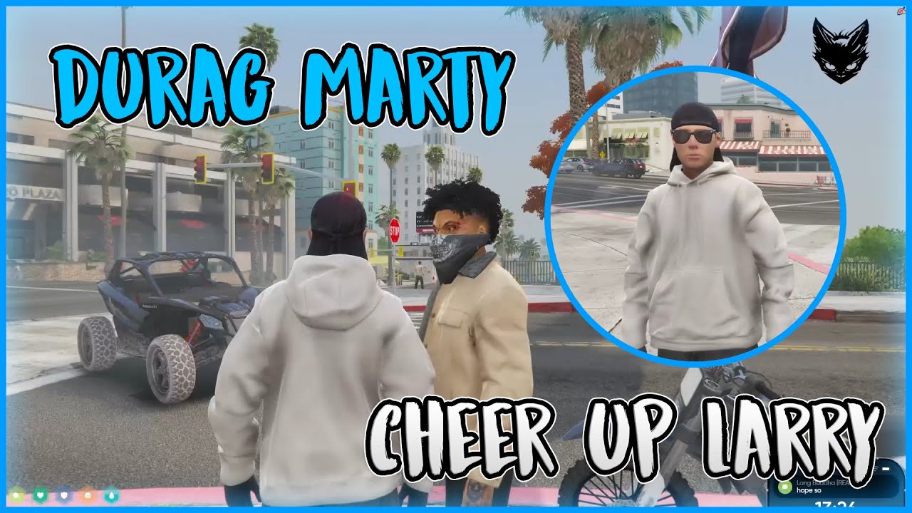 Marty Found a Way to Cheer Up a Depress Larry | Nopixel GTARP
