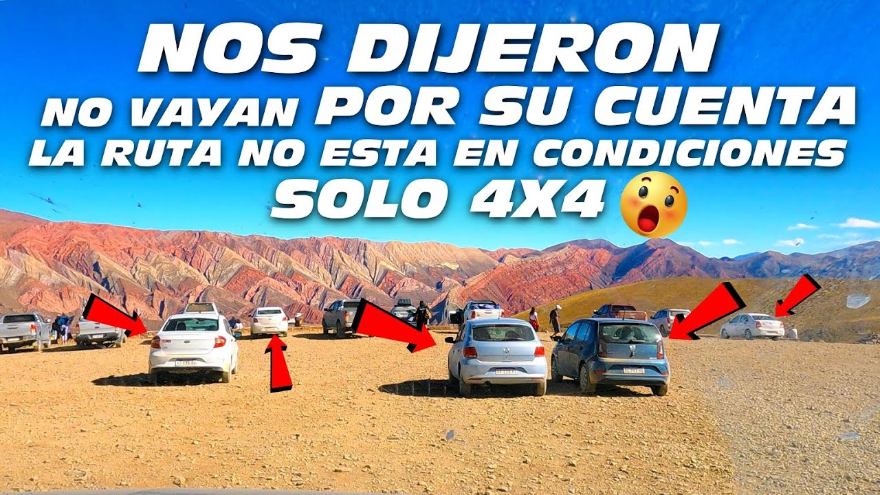 💥 Este PASEO nos SALIO MAL 🤬 CERRO de los 14 COLORES ➜ 【EL HORNOCAL desde HUMAHUCA - JUJUY】 🇦🇷