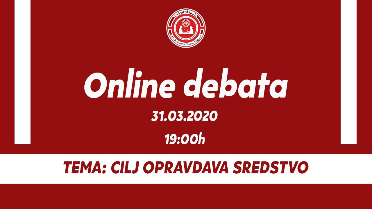 ONLINE DEBATA 31.03.2020 #OSTANIDOMA