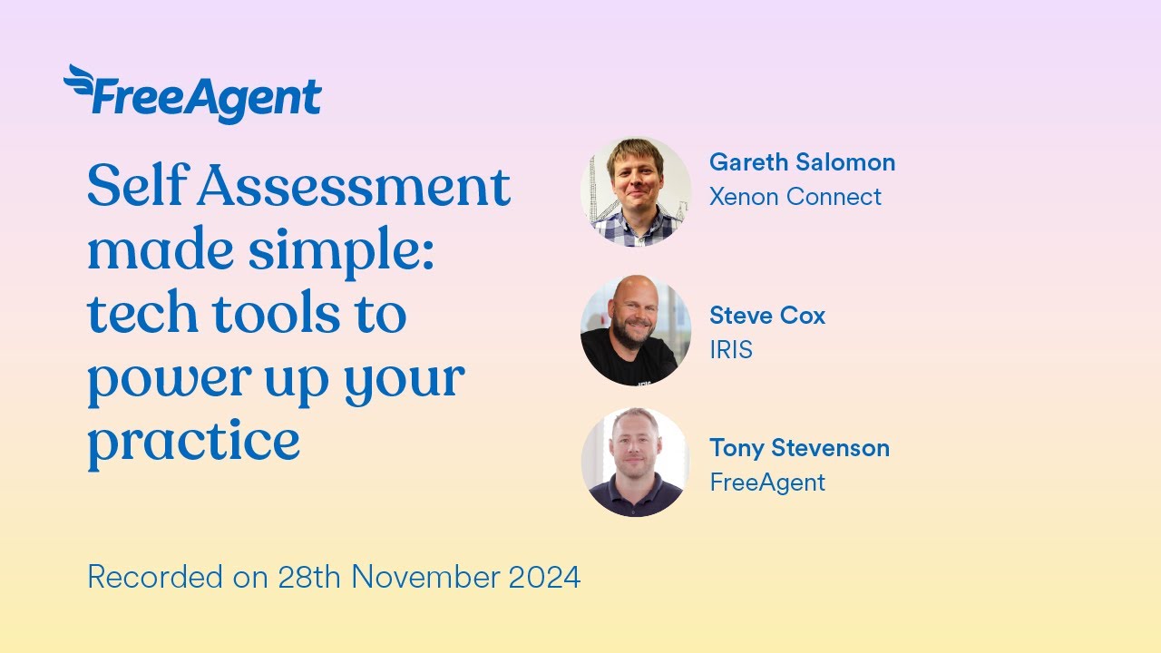 Self Assessment made simple: tech tools to power up your practice
